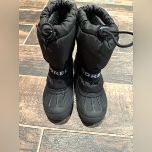 Sorel Kids Black Snow Boots